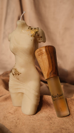 Rose & Oudh Mystique + Saree Ivory Oudh Candle