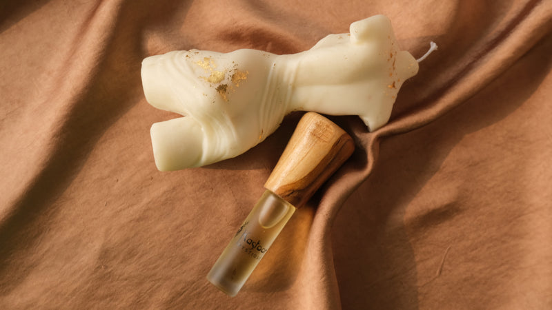 Rose & Oudh Mystique + Saree Ivory Oudh Candle